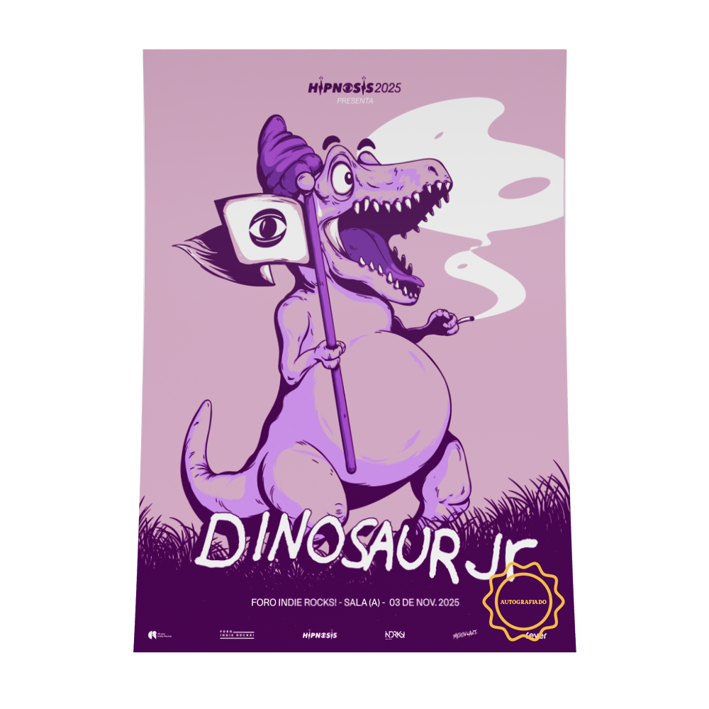 PÓSTER AUTOGRAFIADO DINOSAUR JR. - Todo