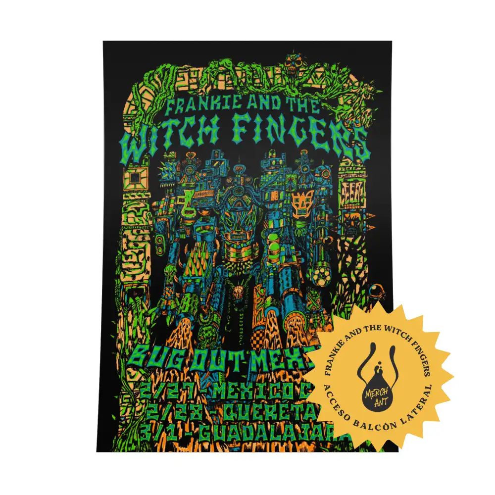 KIT FRANKIE AND THE WITCH FINGERS BALCÓN LATERAL - Hipnosis