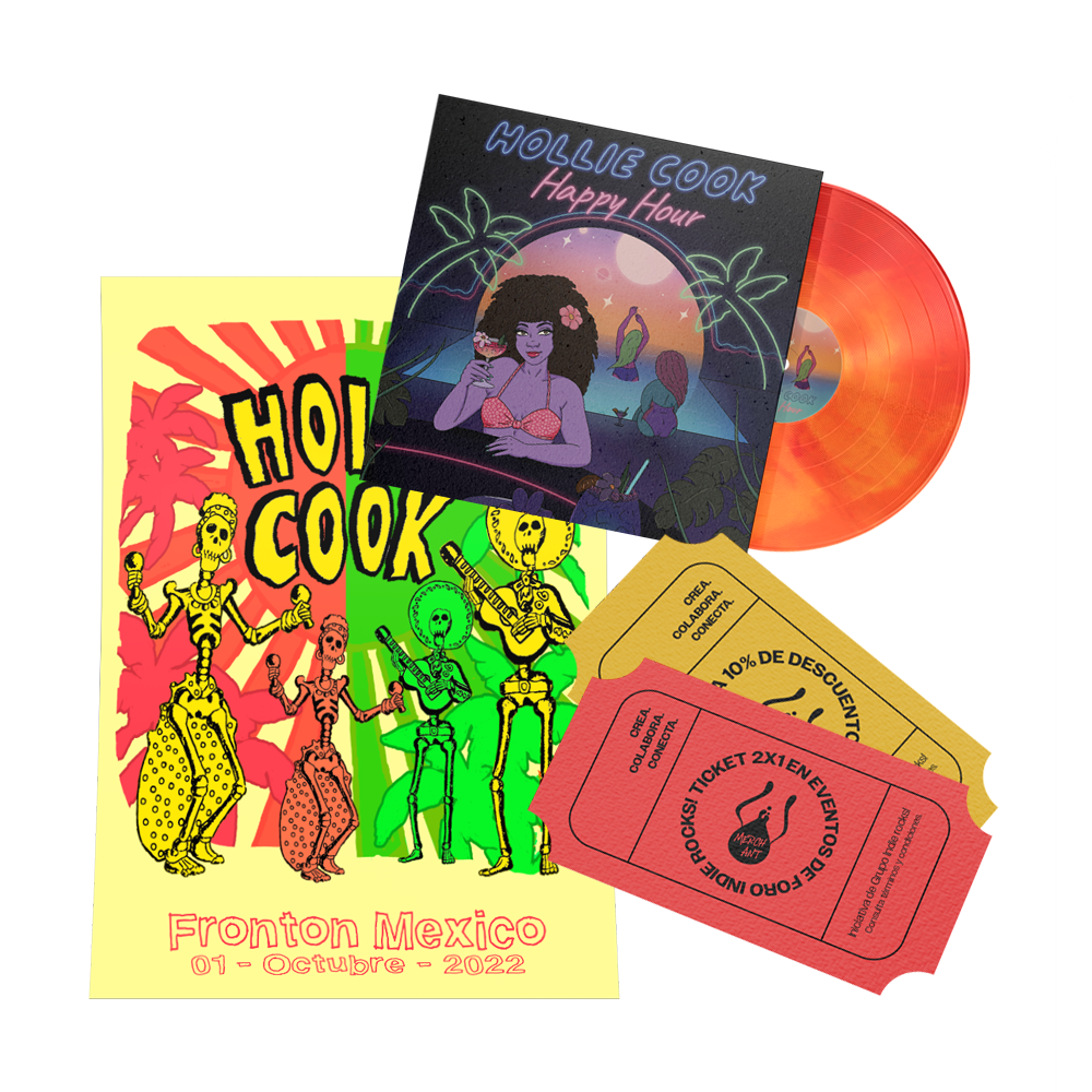 Acetato Hollie Cook "Happy Hour" + Póster Oficial Hollie Cook México 2022 + 2X1 EN SHOWS DE FIR!