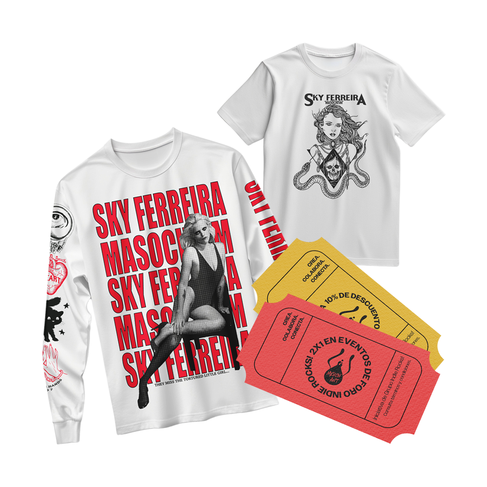 Duo Playeras Oficial Sky Ferreira México 2024 + 2X1 EN SHOWS DE FIR!