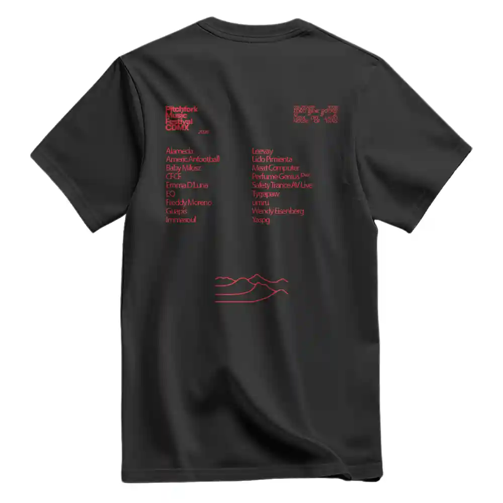PLAYERA PITCHFORK MUSIC FESTIVAL CDXM 2026 - Imagen 2
