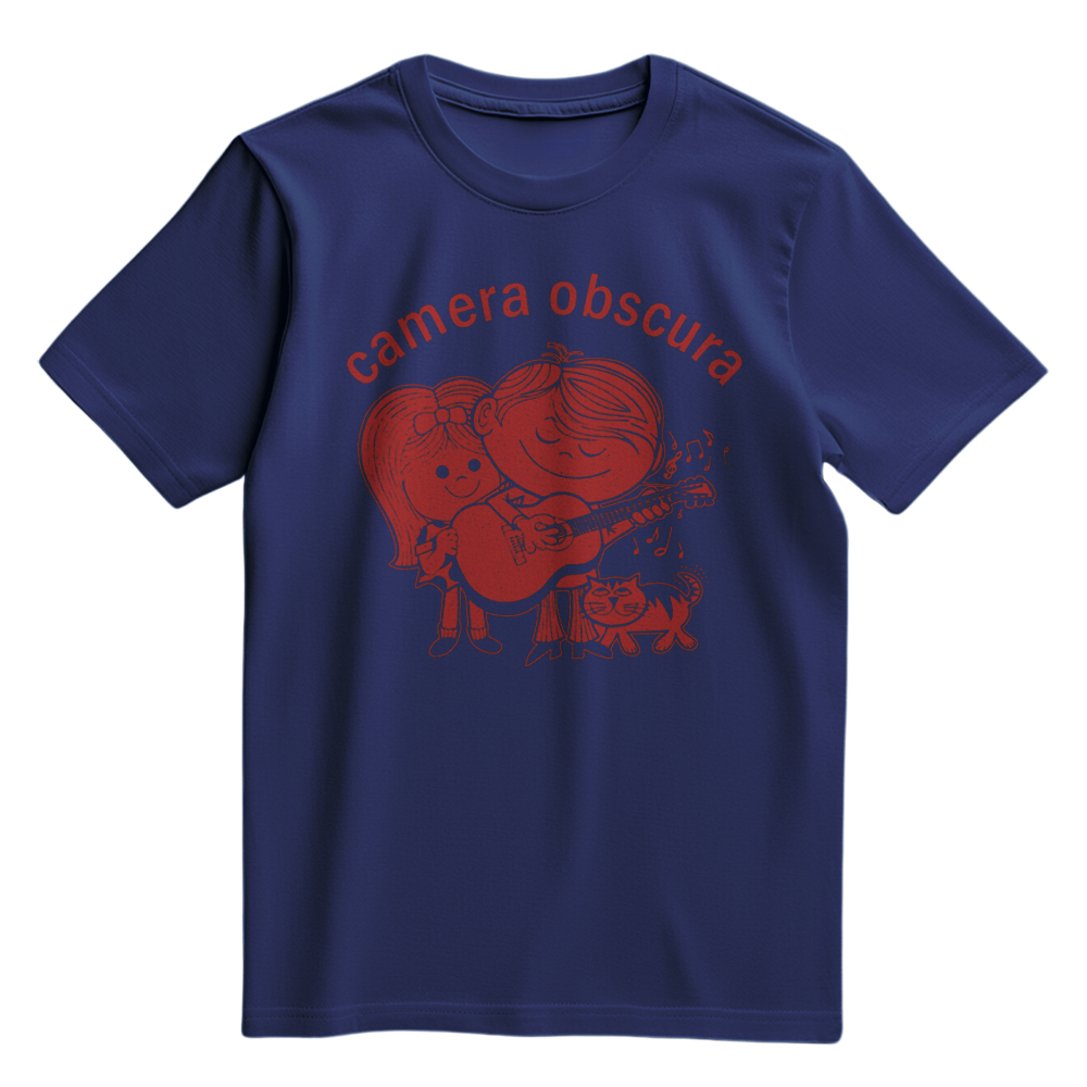 PLAYERA AZUL CAMERA OBSCURA