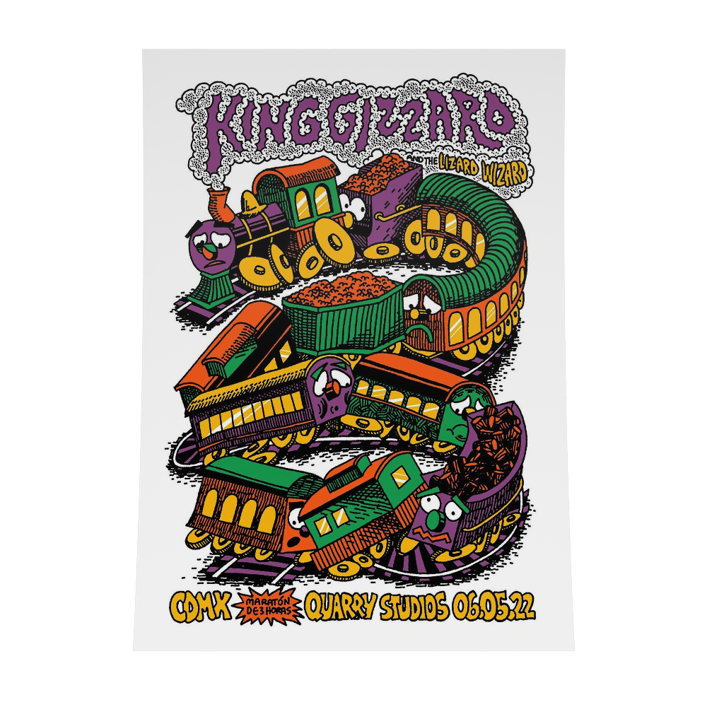 PÓSTER CDMX KING WIZARD AND THE LIZARD WIZARD  - Todo