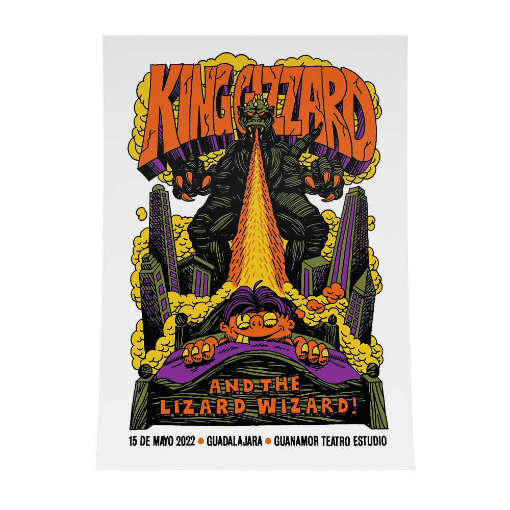 PÓSTER GDL KING WIZARD AND THE LIZARD WIZARD  - Todo