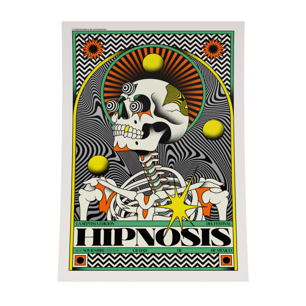 PÓSTER HIPNOSIS 2024 X TONE OLVERA - Todo