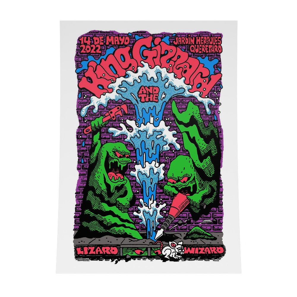 PÓSTER QRO KING WIZARD AND THE LIZARD WIZARD  - Todo