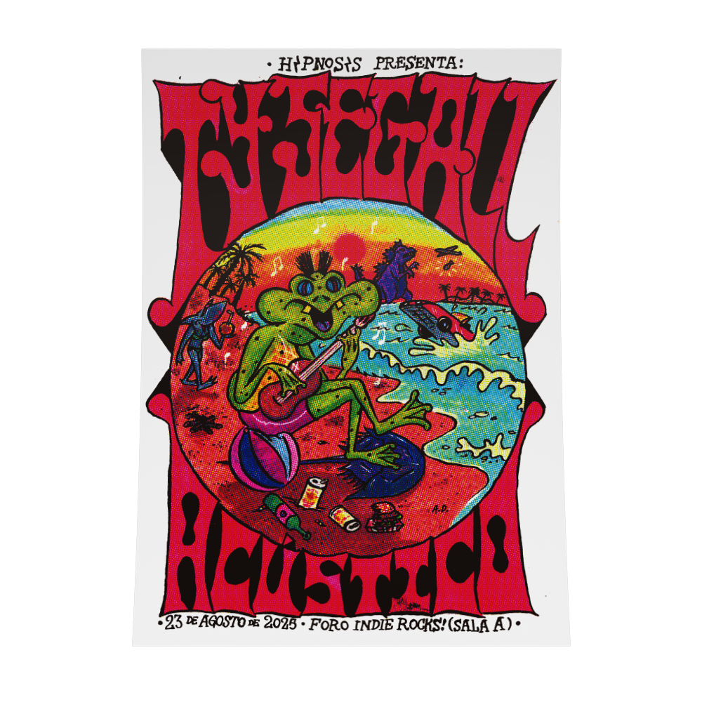 PÓSTER AUTOGRAFIADO X TY SEGALL  - Todo